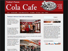 Tablet Screenshot of colacafe.com.au